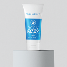 Load image into Gallery viewer, When your hormones are throwing tantrums, BodyMAXX is the ultimate peacemaker. This bio-identical progesterone cream brings balance to cortisol levels, reduces estrogen dominance, and turns hormonal chaos into calm. No more PMS drama or stress overload—just pure hormone harmony. Perfect for: Women dealing with estrogen dominance, irregular cycles, or stress overload. Helps solve: Hormonal acne, stubborn weight gain, stress-induced insomnia, mood swings, irregular menstrual cycles and severe PMS